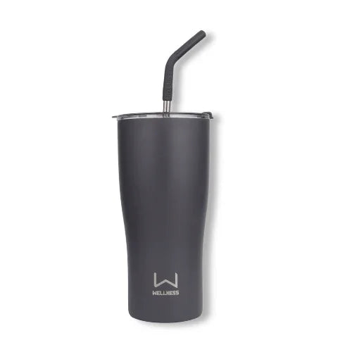 Classic Wellness 30 OZ Stainless Steel Vacuum Insulated Tumbler - Hot & Cold (Sky Blue)